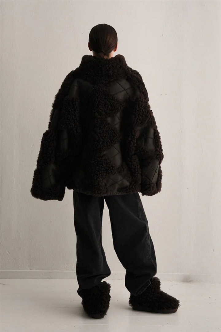 Iceland Shearling Jacket Brown