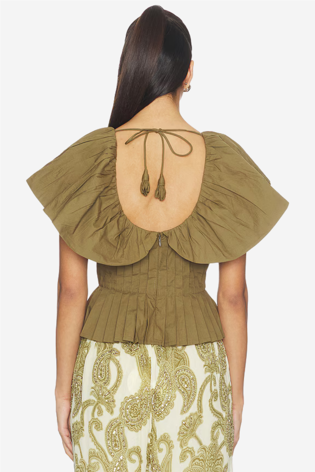 Sagar Top Olive Green