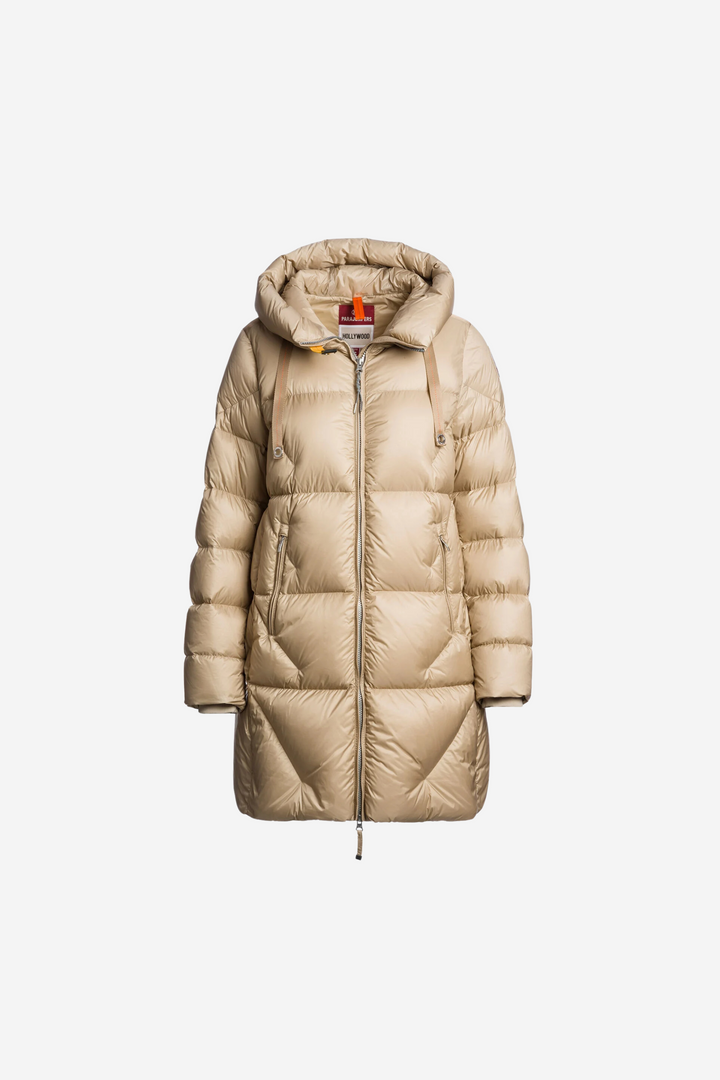 Janet Hooded Down Jacket Sunkissed