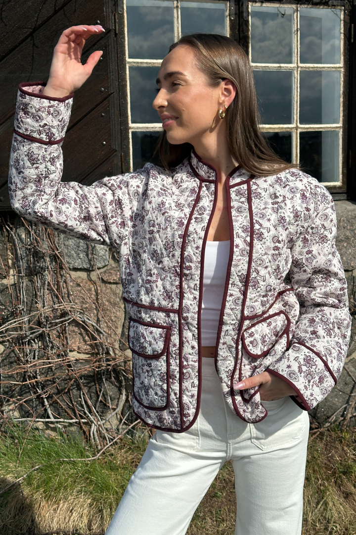 Lottie Blush Quilt Jacket