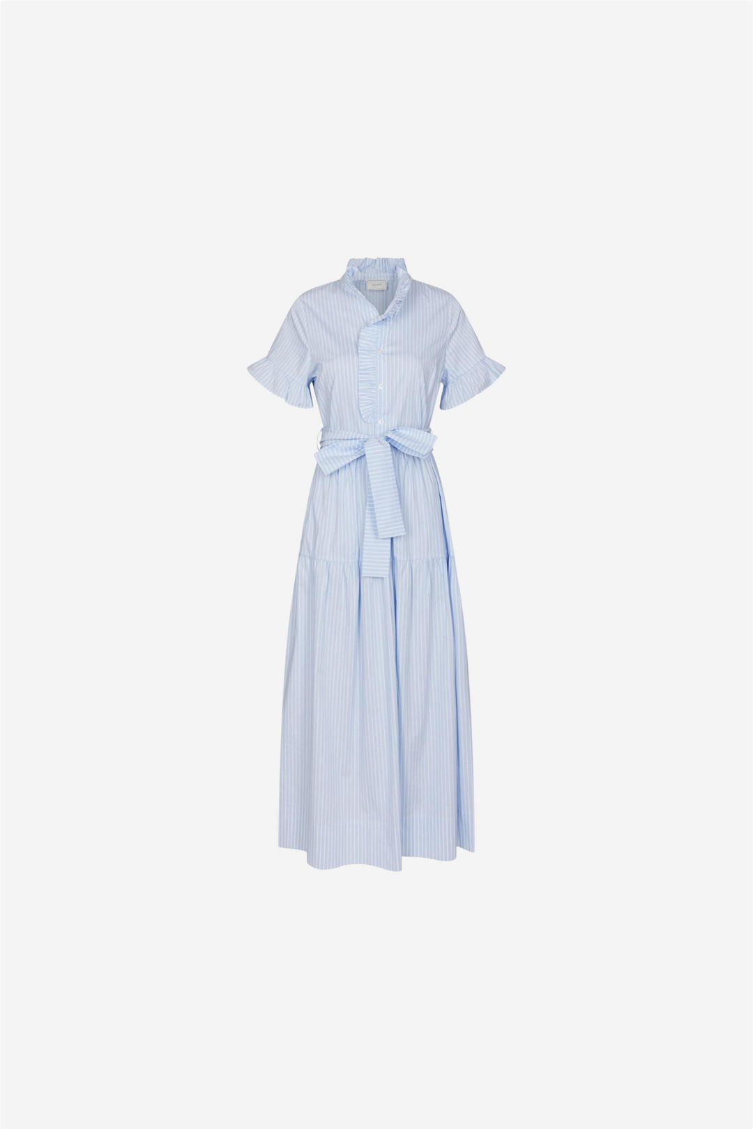 Nellie Soft Stripe Dress Light Blue