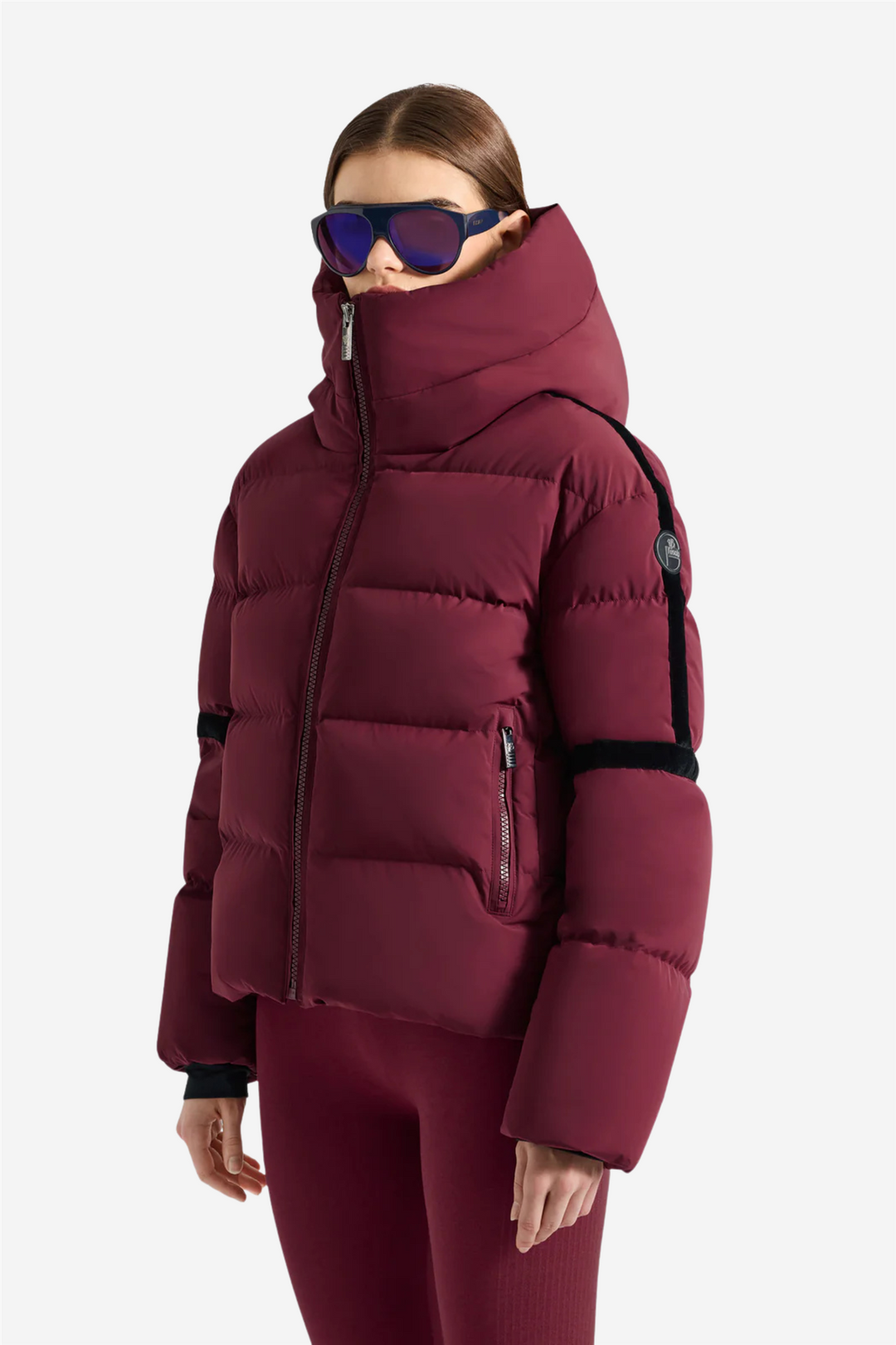 Barsy Jacket Acajou/Noir