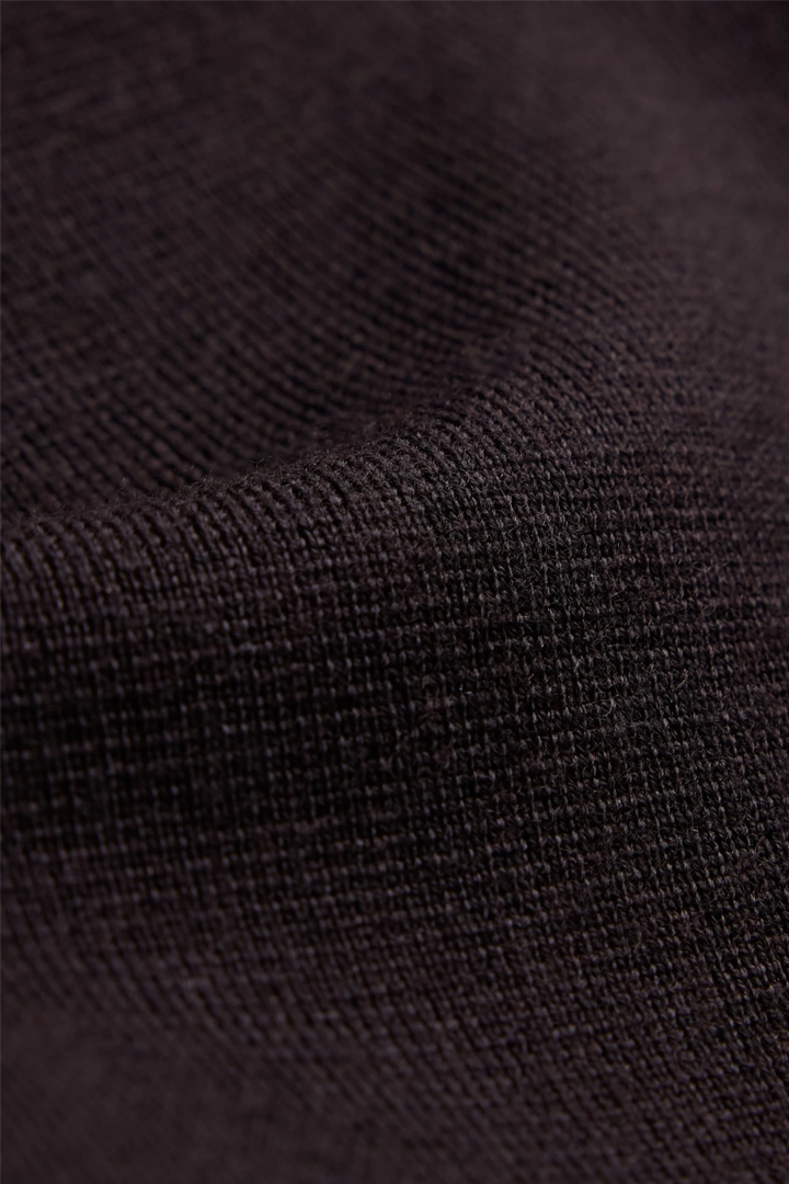 Karen Merino Skirt Dark Brown