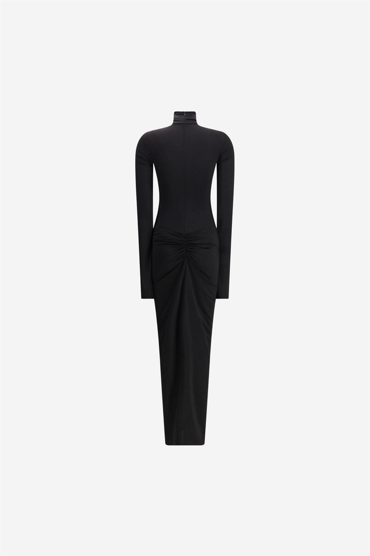 Warwick Turtleneck Maxi Dress Black