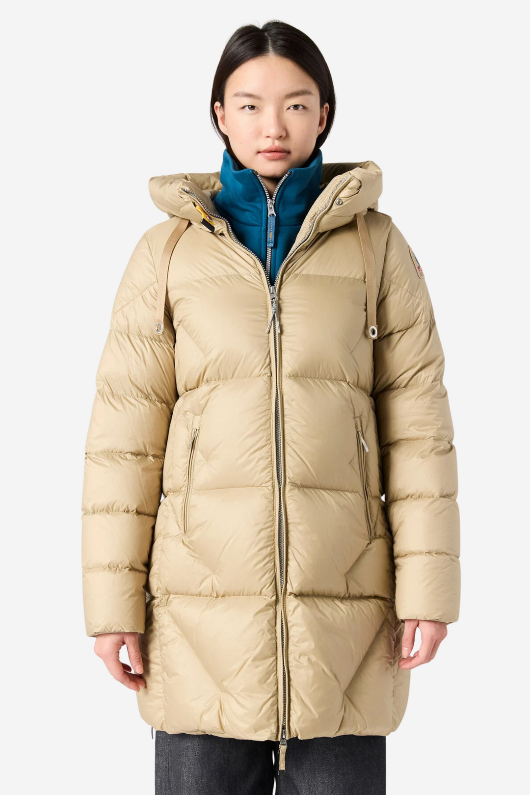 Janet Hooded Down Jacket Sunkissed
