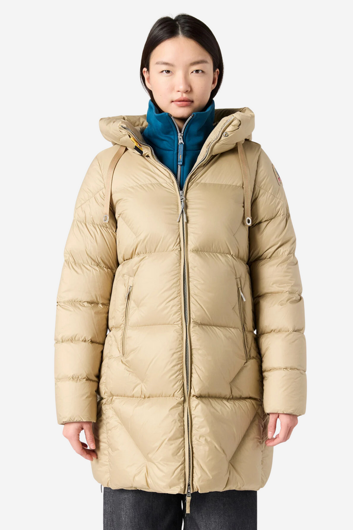 Janet Hooded Down Jacket Sunkissed