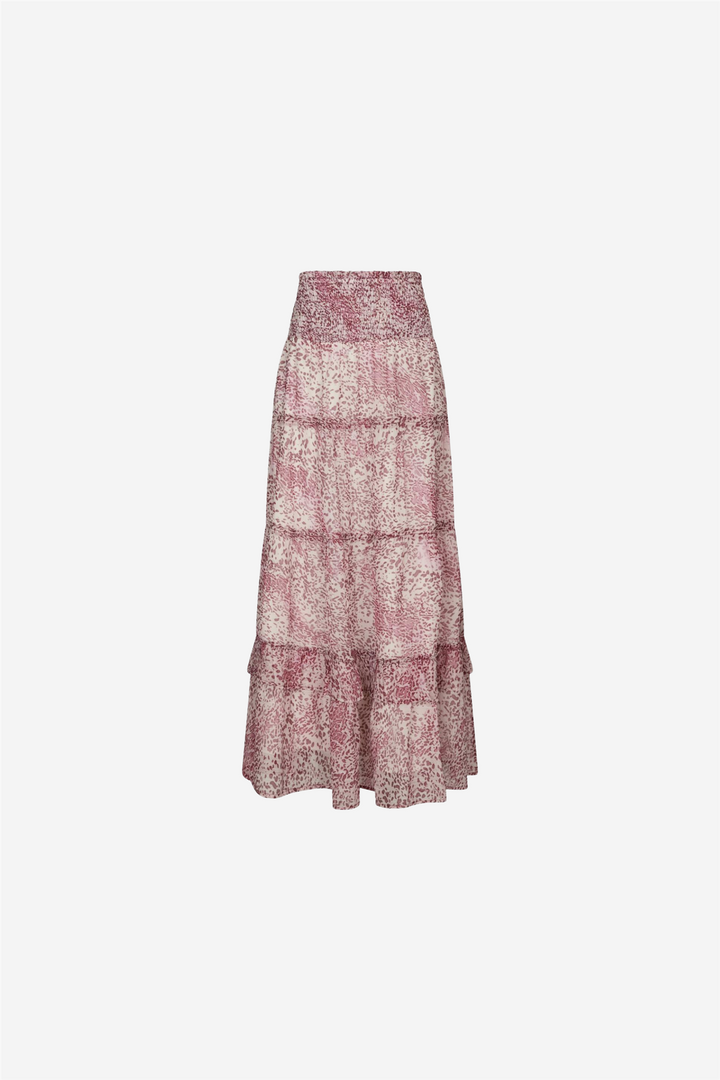 Todo Blur Graphic Skirt Evening Rose