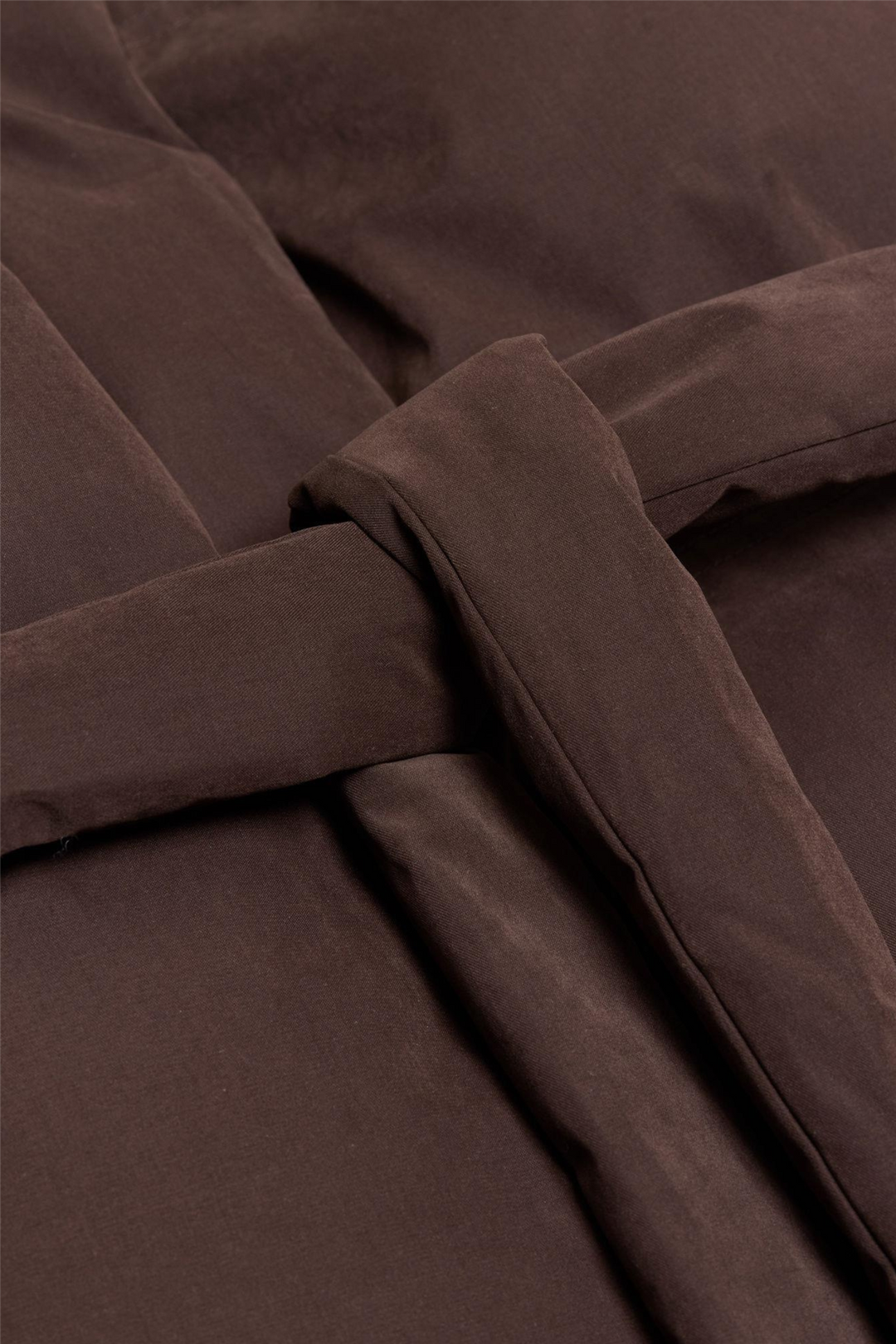 Steilia Brushed Down Jacket Dark Brown
