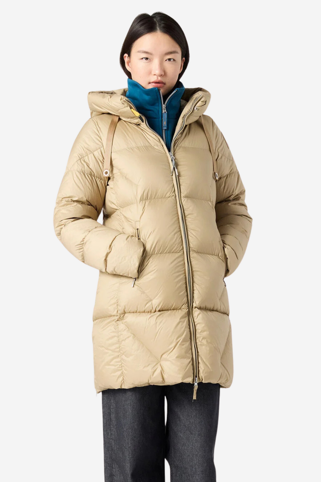 Janet Hooded Down Jacket Sunkissed
