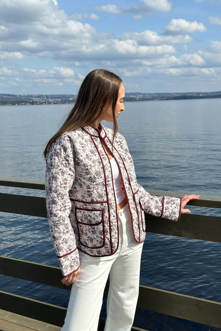 Lottie Blush Quilt Jacket