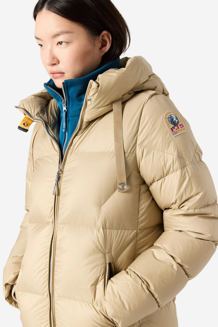 Janet Hooded Down Jacket Sunkissed