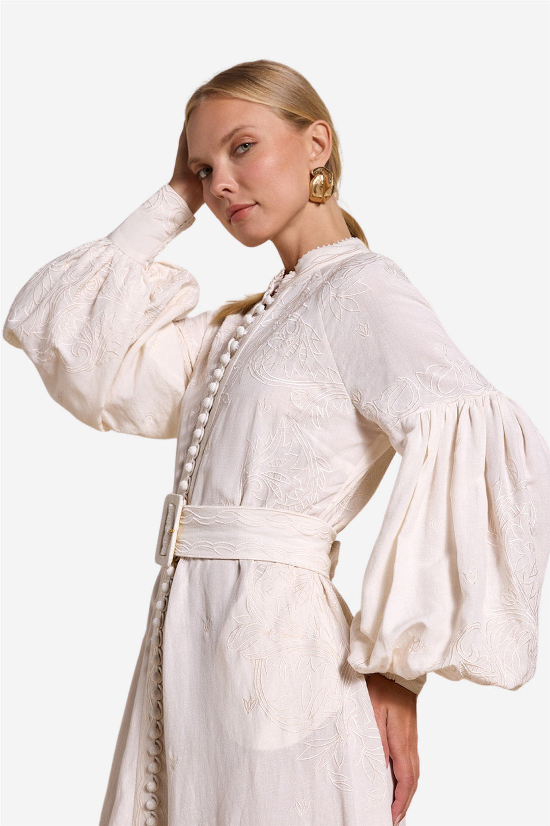 Beyonce Long Dress Antique White