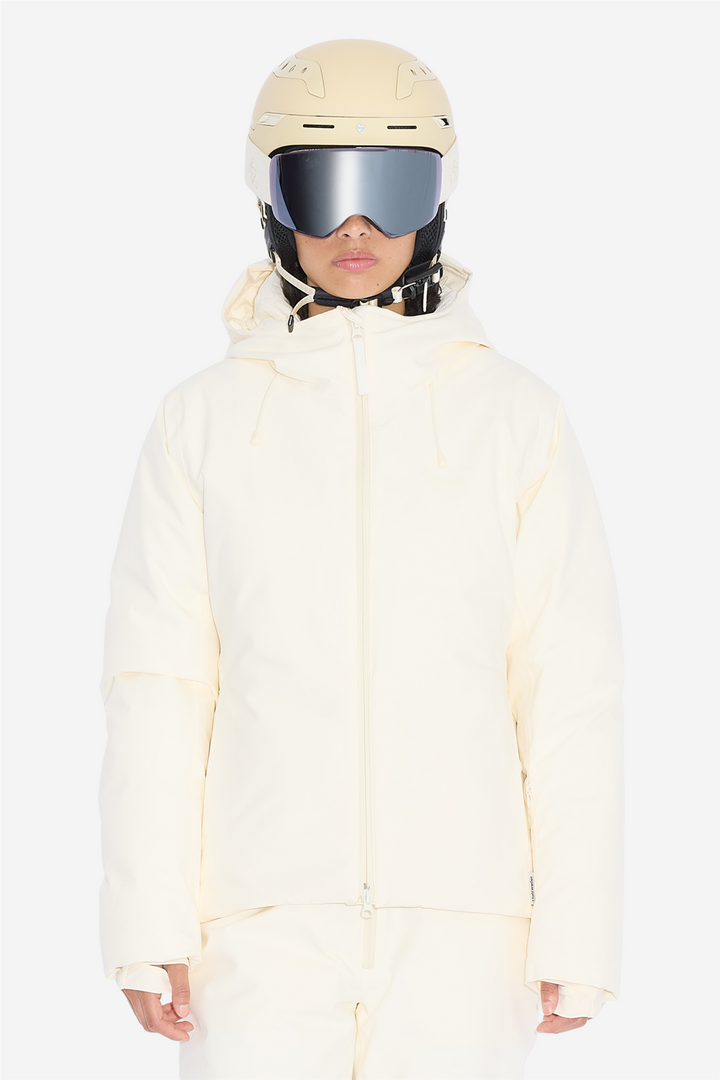 W Tryvann Lt Down Jacket Ecru