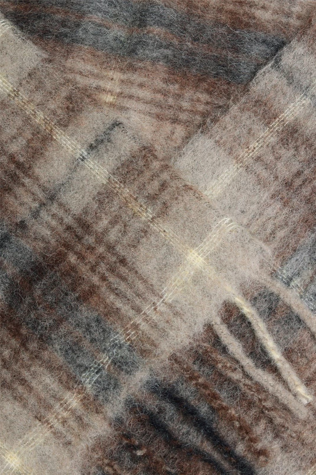 Fresia Check Brown Mix