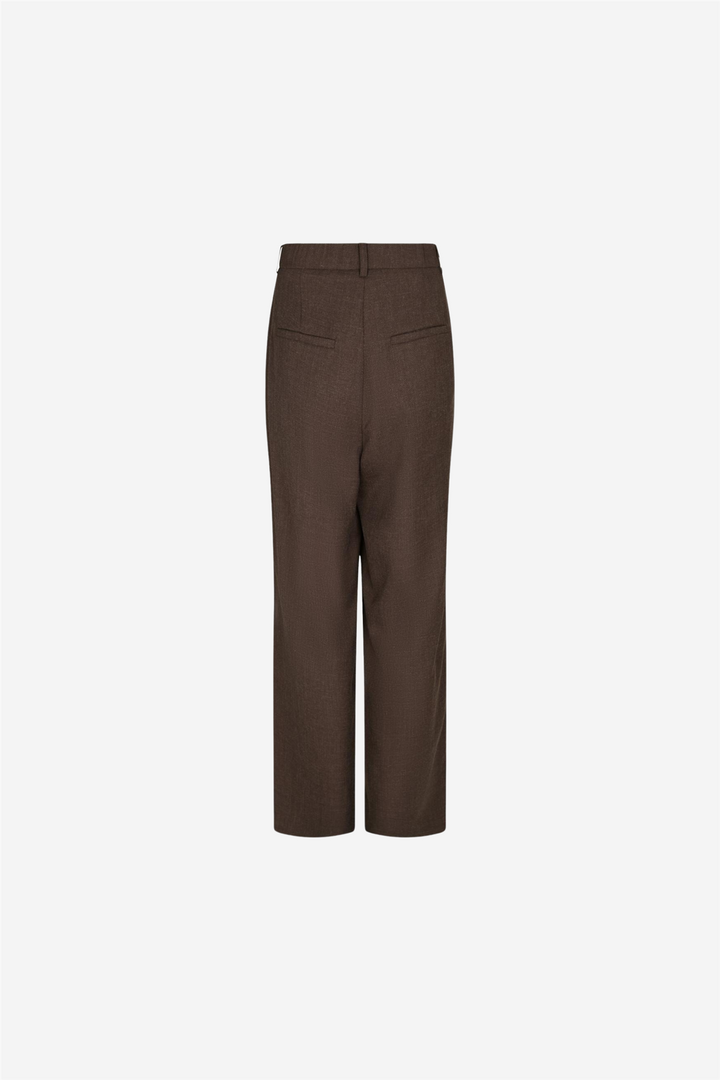 Emmett Melange Pants Brown Melange