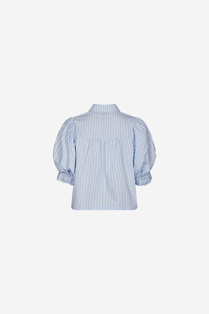 Etta Stripe Stone Shirt Light Blue