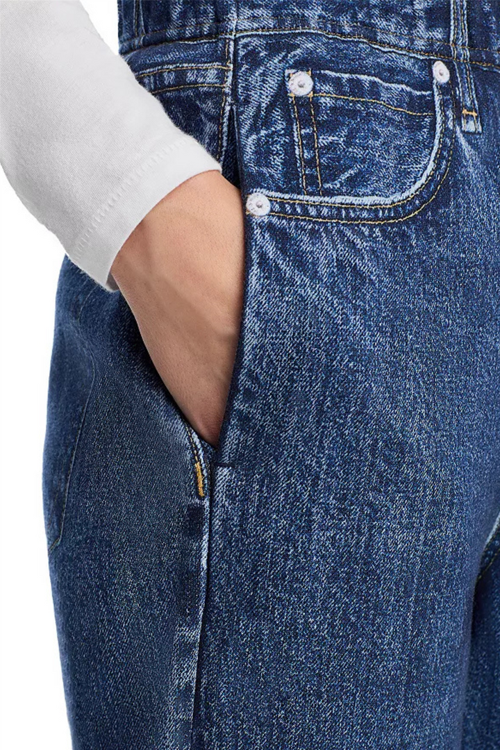 MIRAMAR FLEECE TERRY WIDE LEG TOPAZ