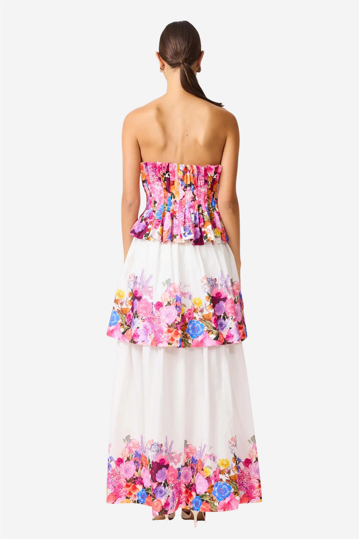 Alice Tiered Gown Ombre Floral