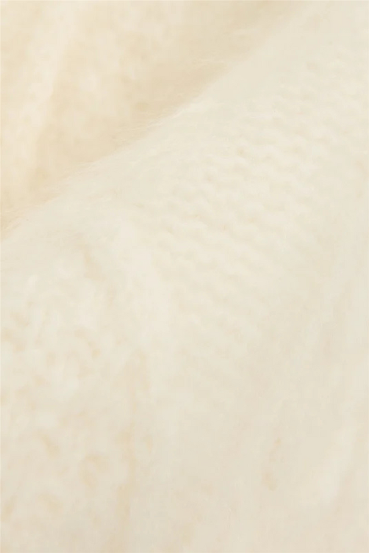Peyton Brushed Sweater White