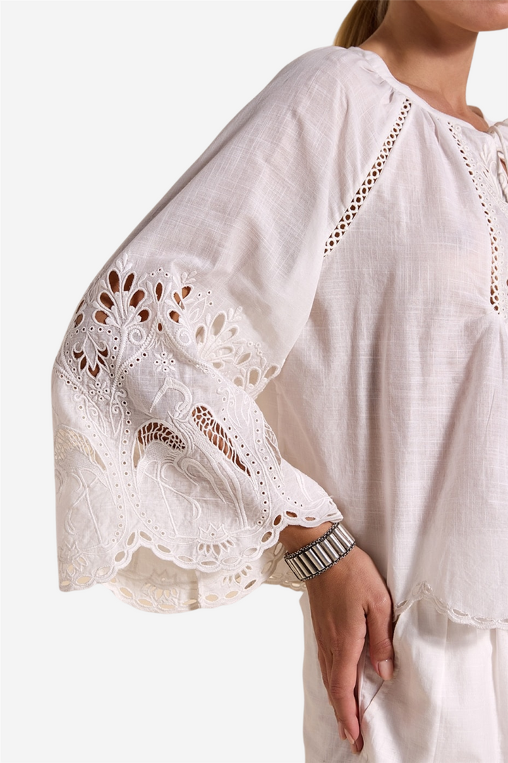 Ashu Top Antique White