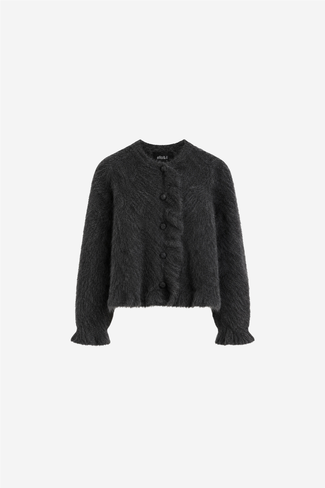 Ana Chunky Cardigan Charcoal