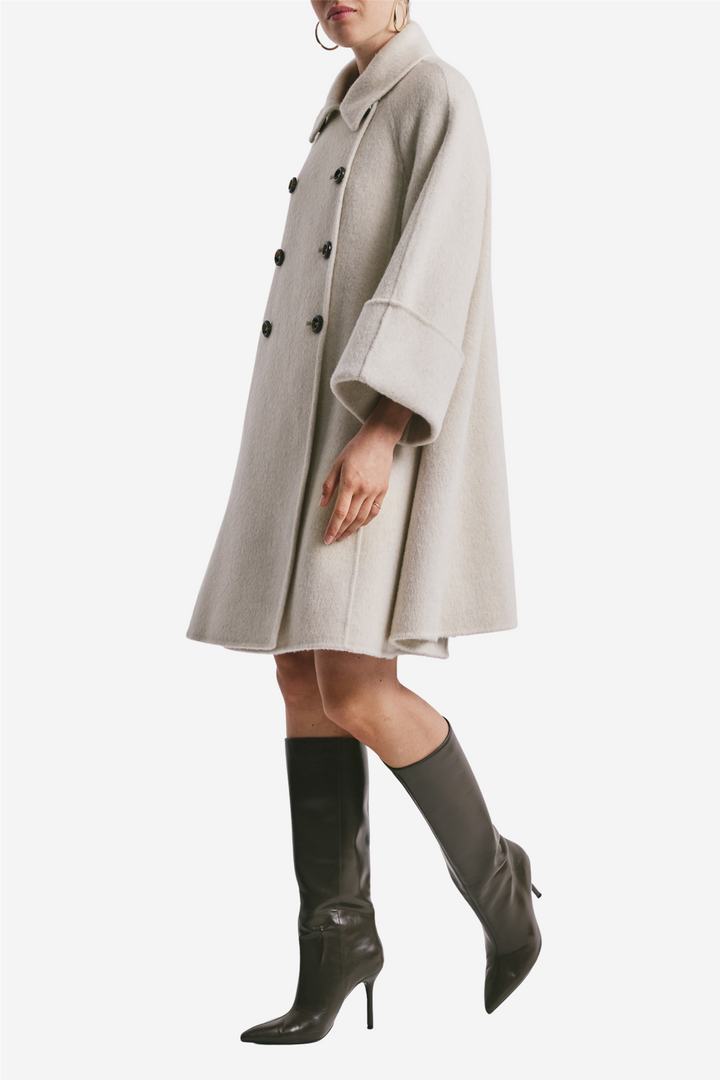 Tailored Coat Vintage White