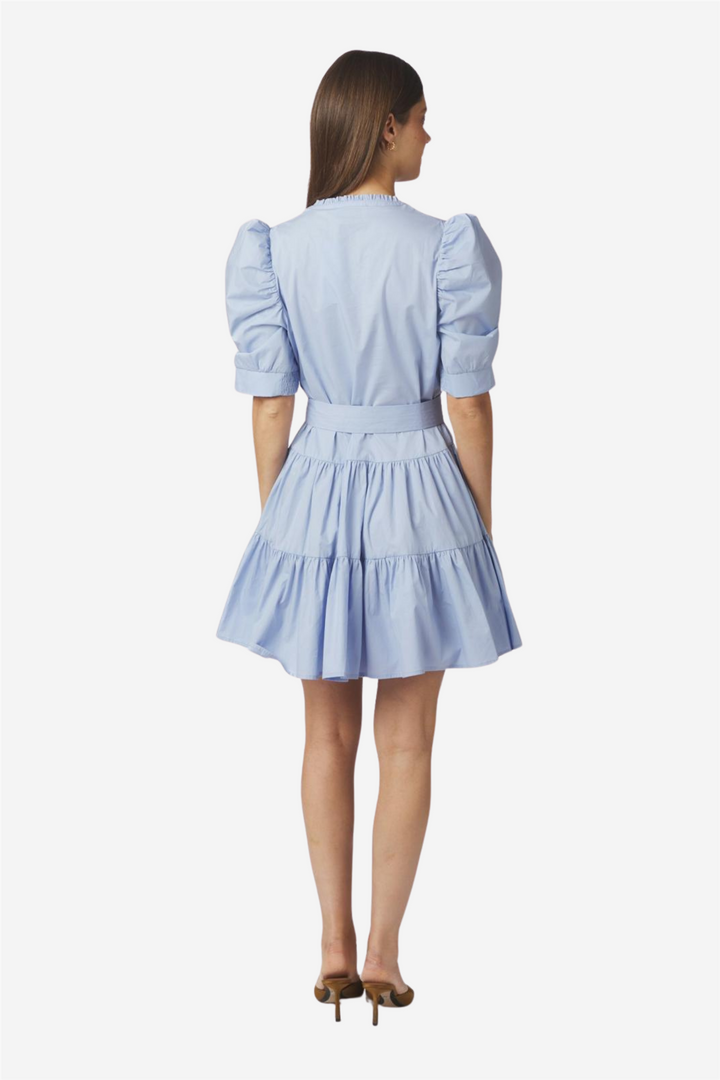Tabbie Poplin Dress Light Blue