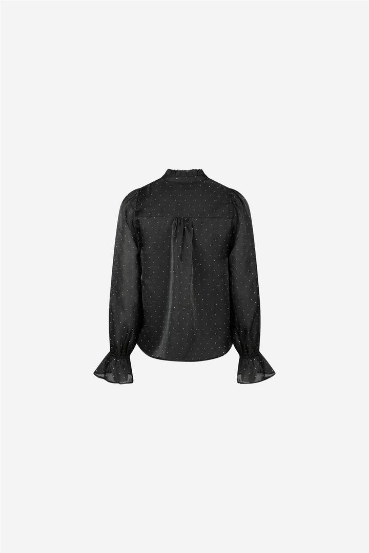 Amara Bedazzled Blouse Black