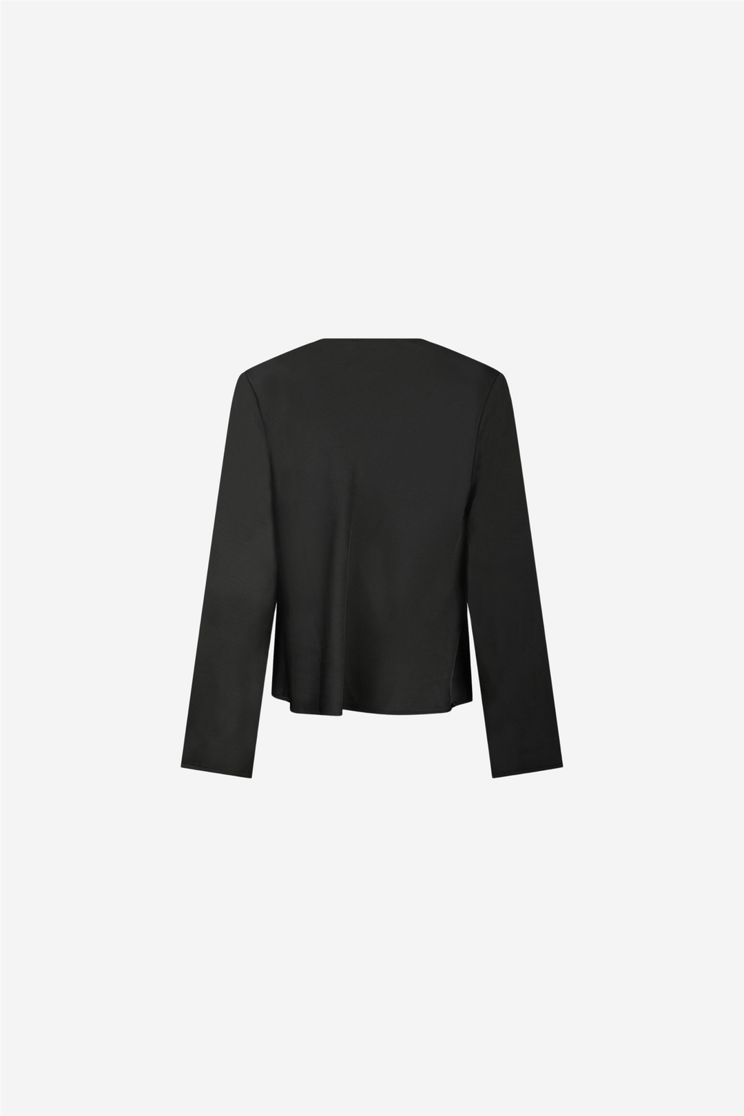 Vallista Soft Satin Blouse Black