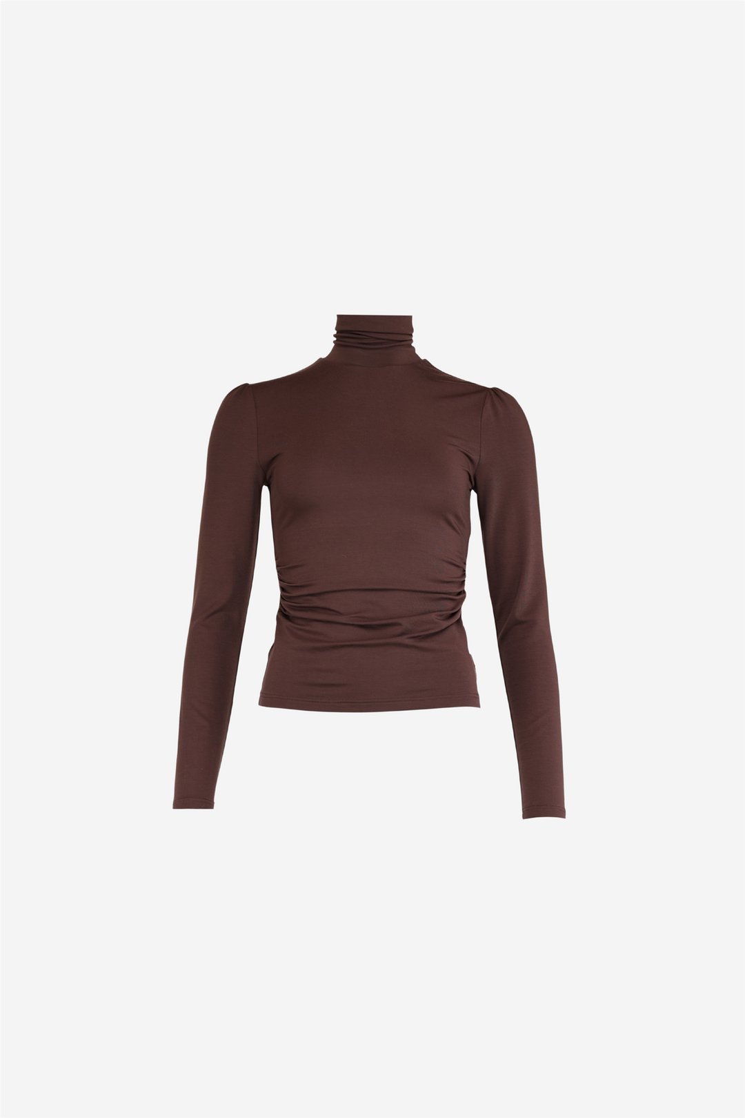 Jersey Turtleneck Brown