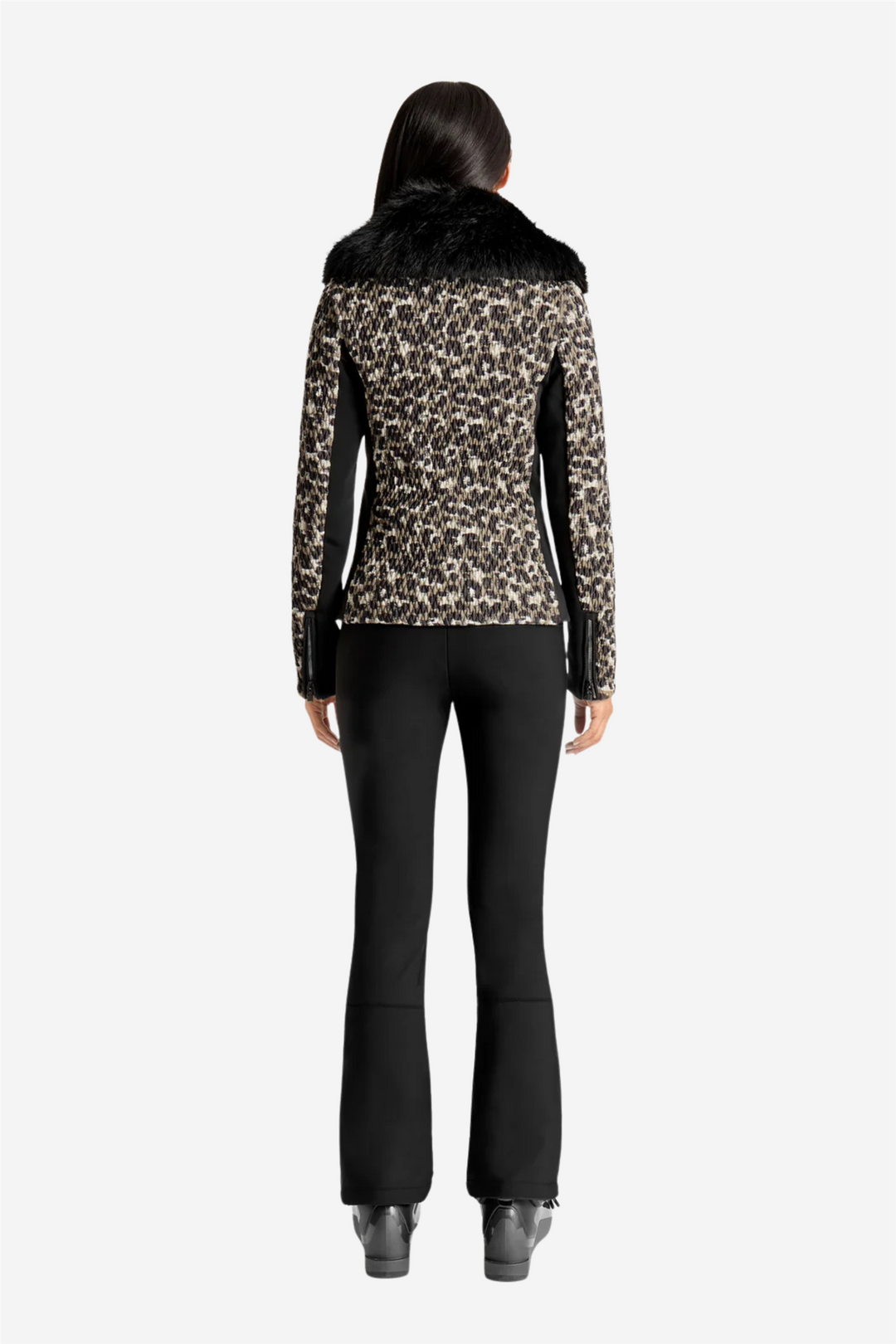Montana Jacket Leopard Flou Savane/Noir