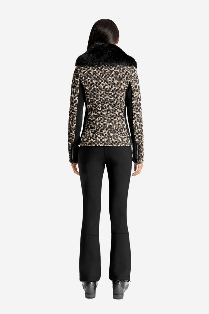 Montana Jacket Leopard Flou Savane/Noir