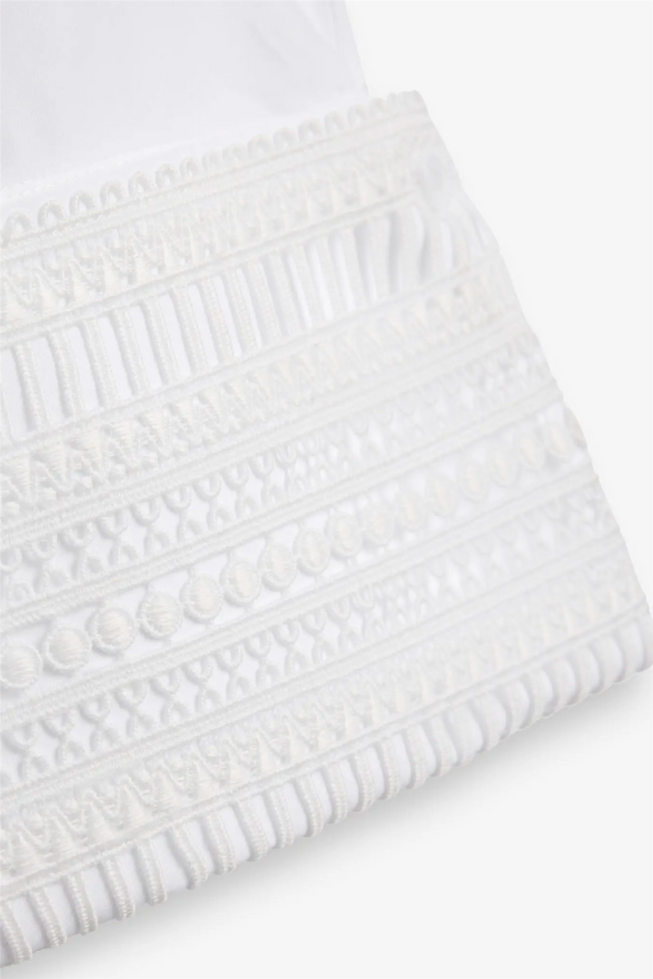 Atari Lace Shirt Bright White