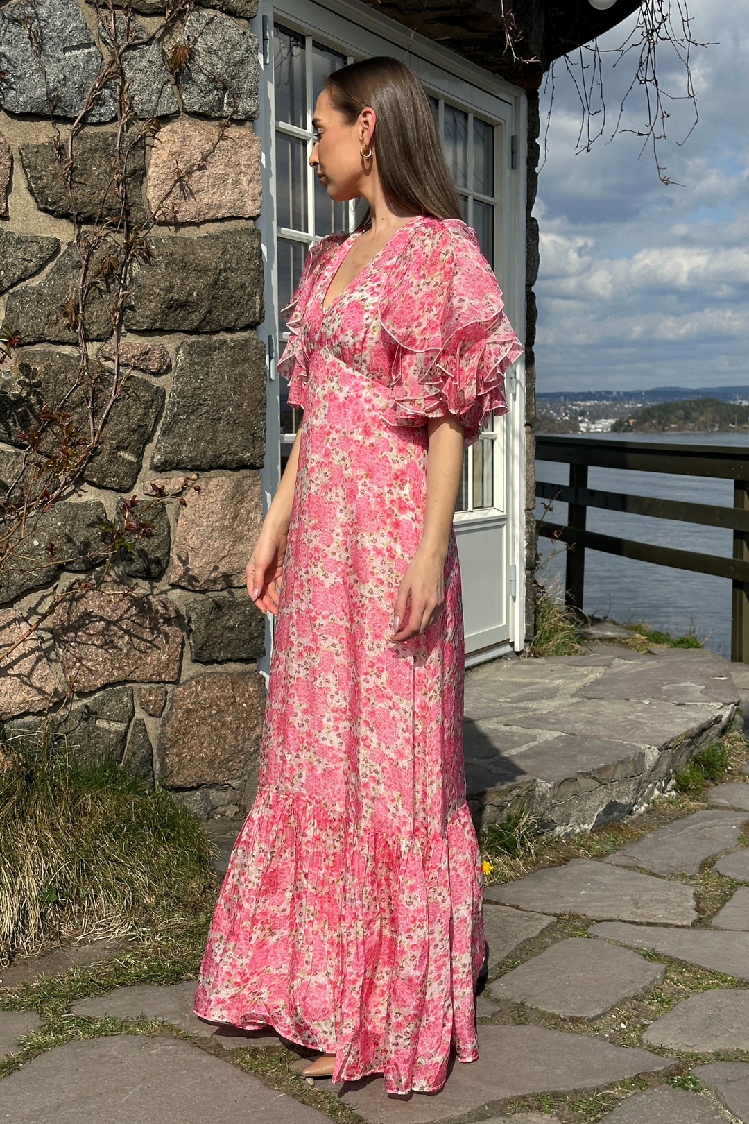 Cupro Maxi Dress Summerfield