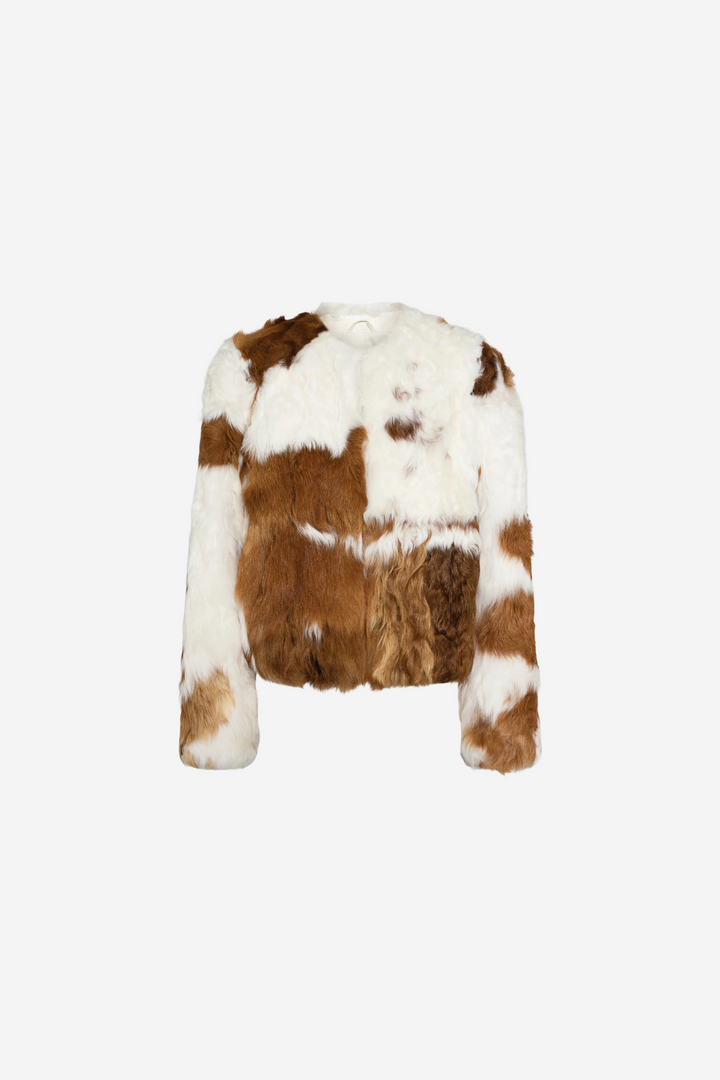 Vinje Jacket Short Multi Brown