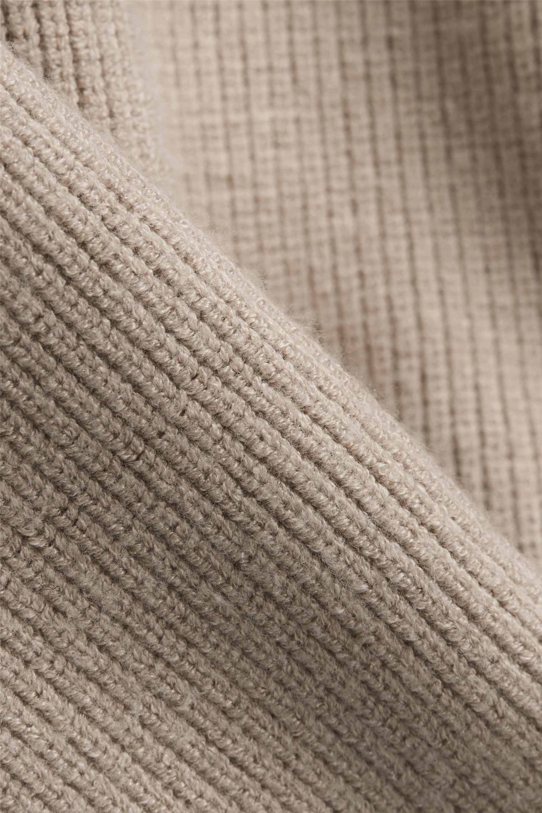 Atari rib cardigan beige