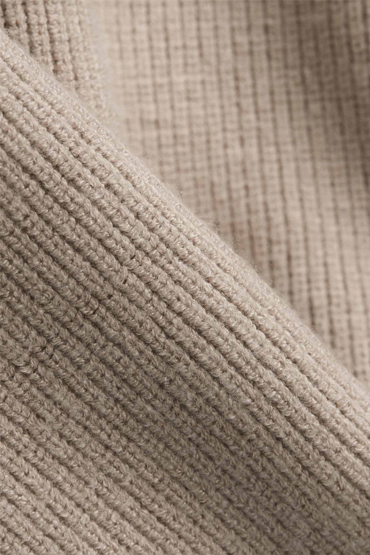 Atari rib cardigan beige