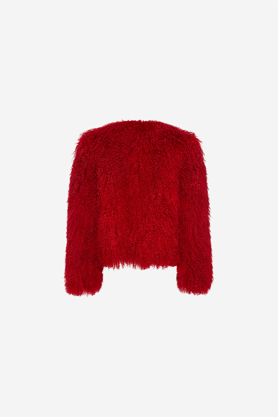 All night jacket short Red