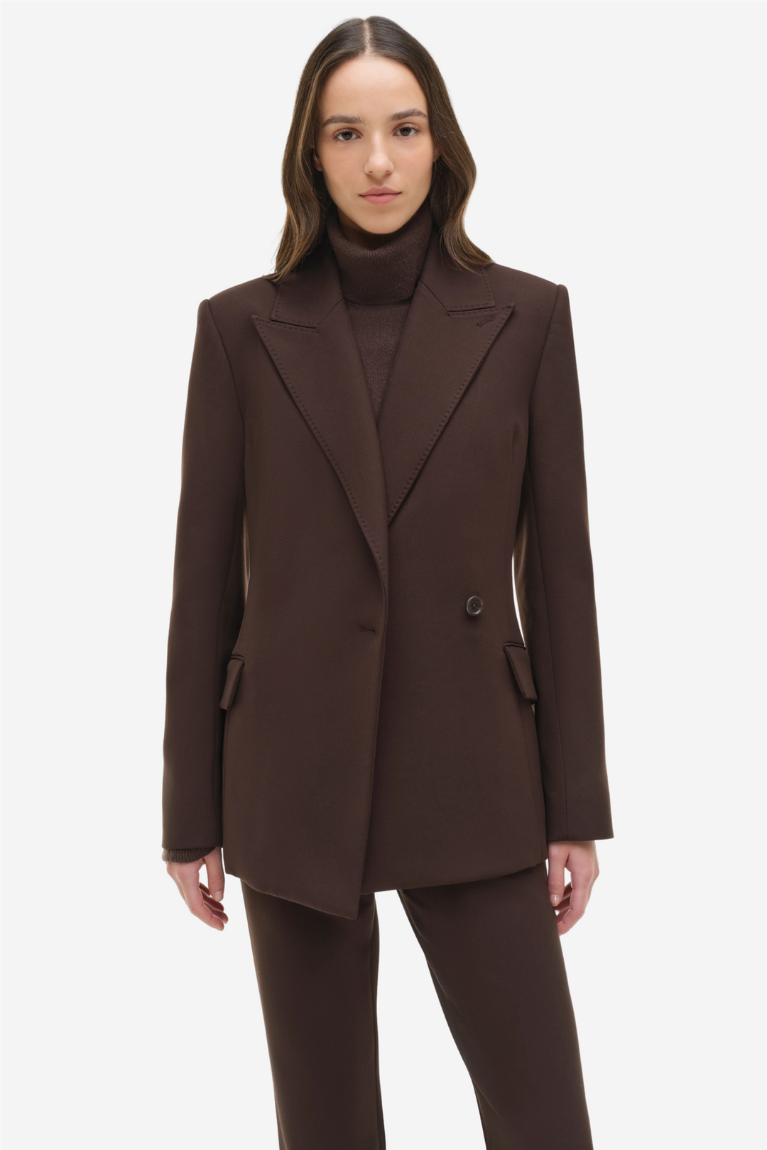 Surabhi Hourglass Blazer Chocolate
