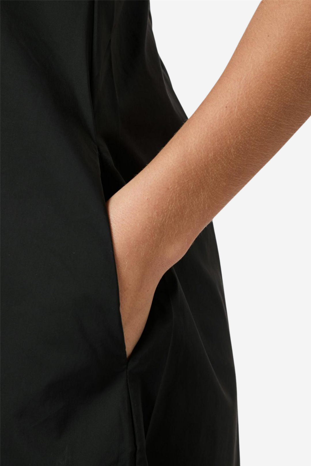 Illana Poplin Dress Black