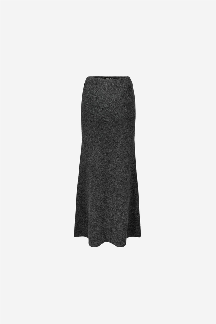 Marika Alpaca Skirt Charcoal