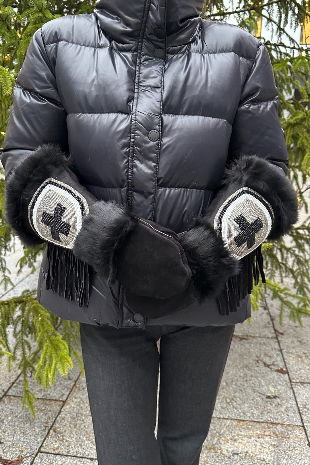 Drake Leather Mittens