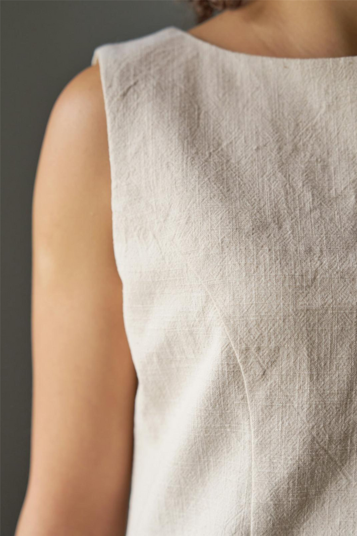 Bruna Ramie Dress Natural