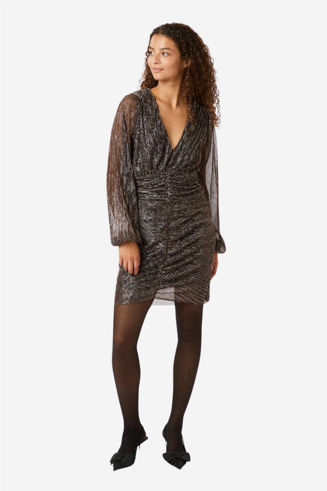 Wallis Glitz Dress Bronze