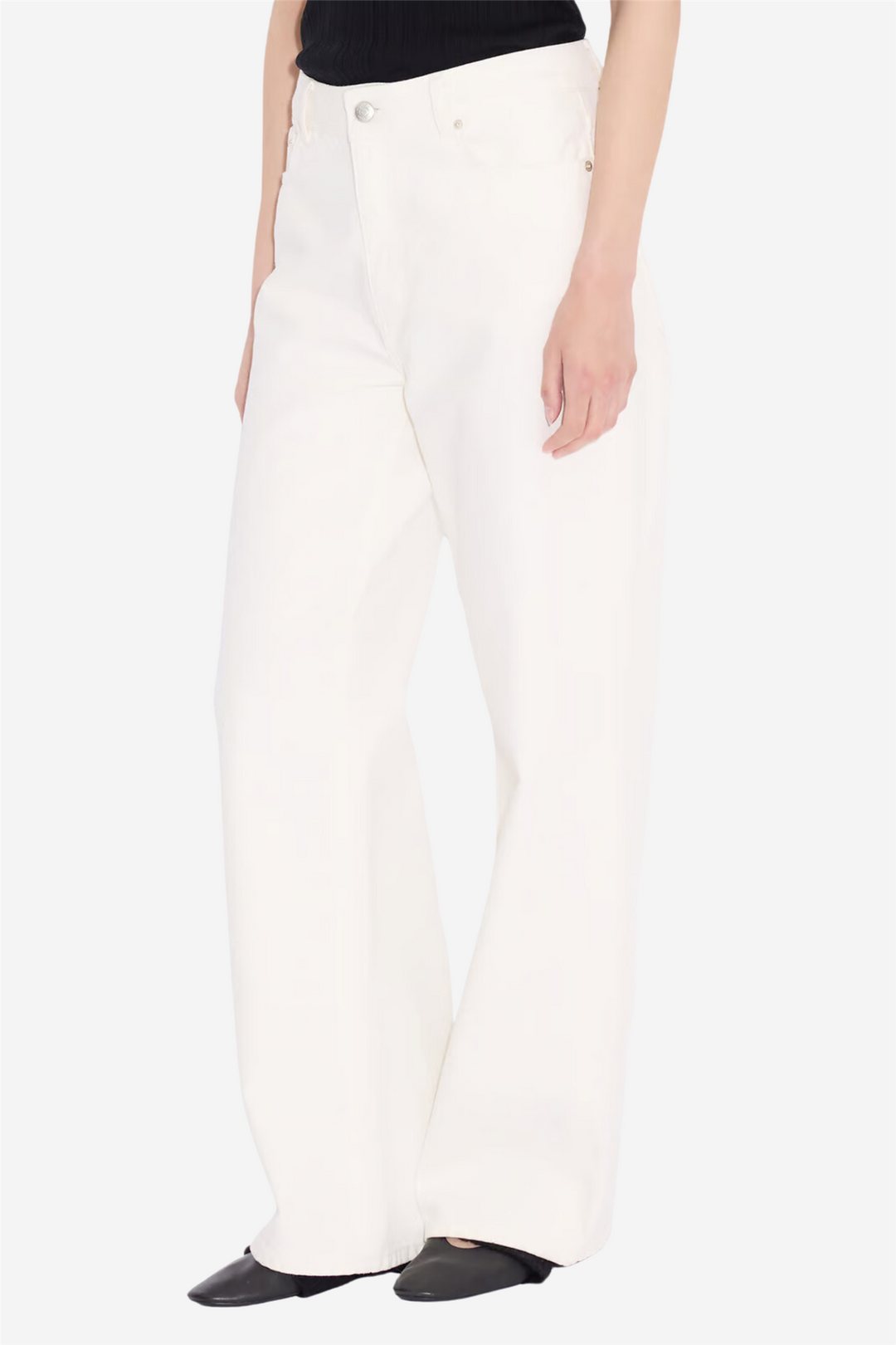 W wide jeans ecru