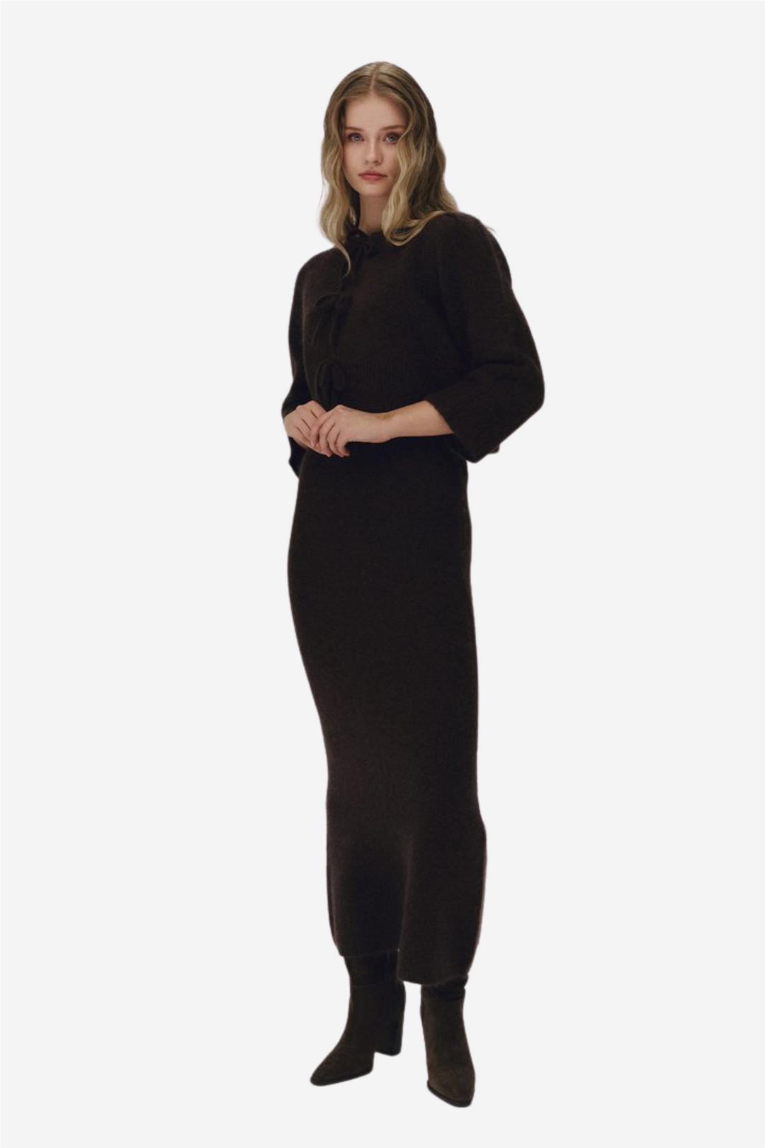 Sandra Chunky Skirt Dark Brown