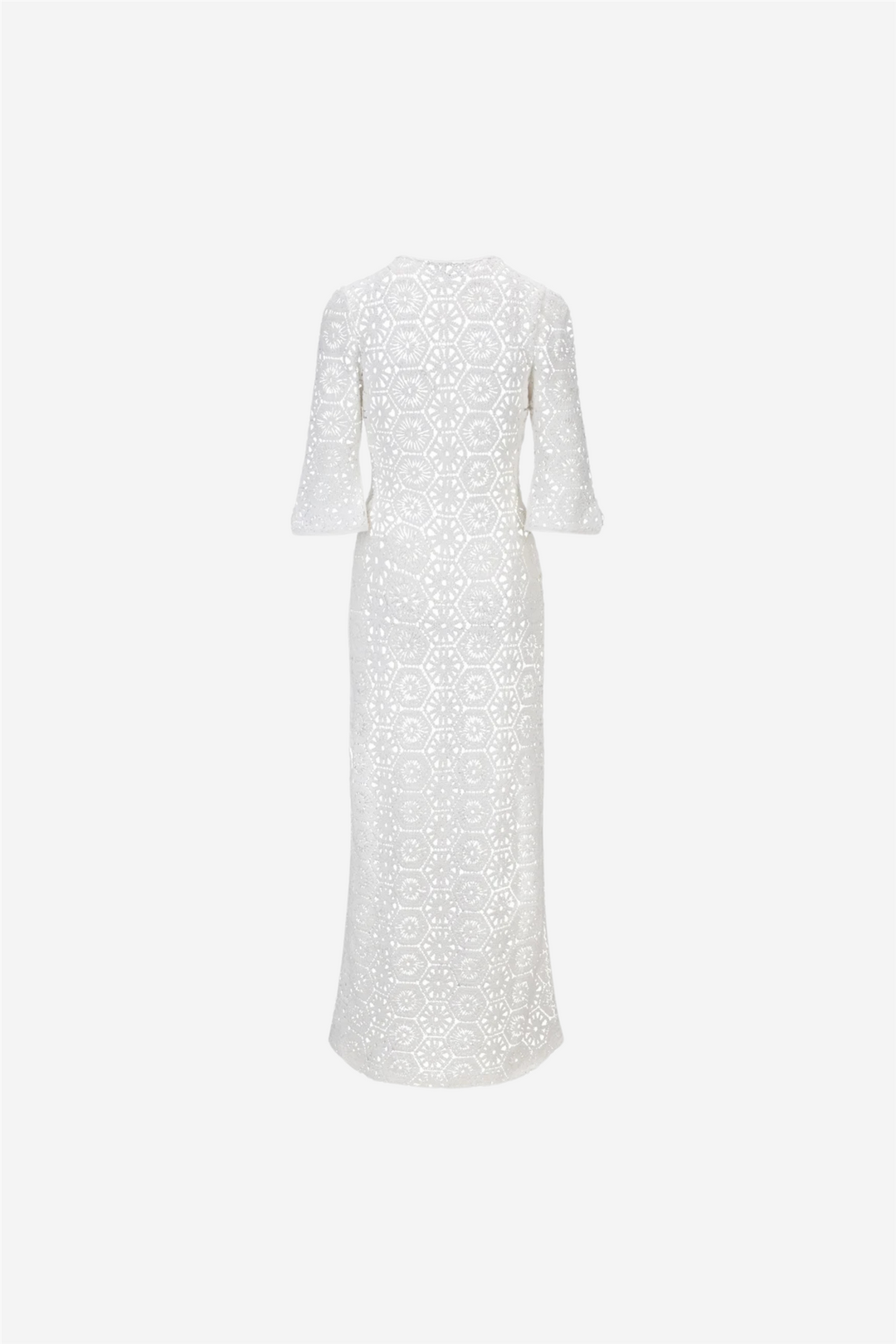 Somani Crochet Dress White