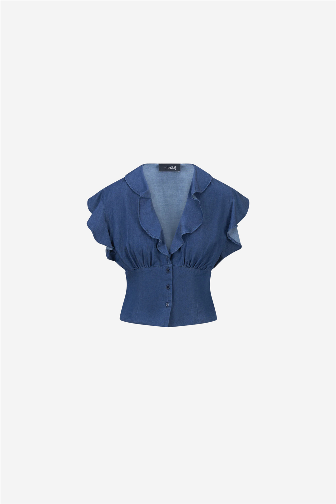 Dita Tencel Top Dark Blue