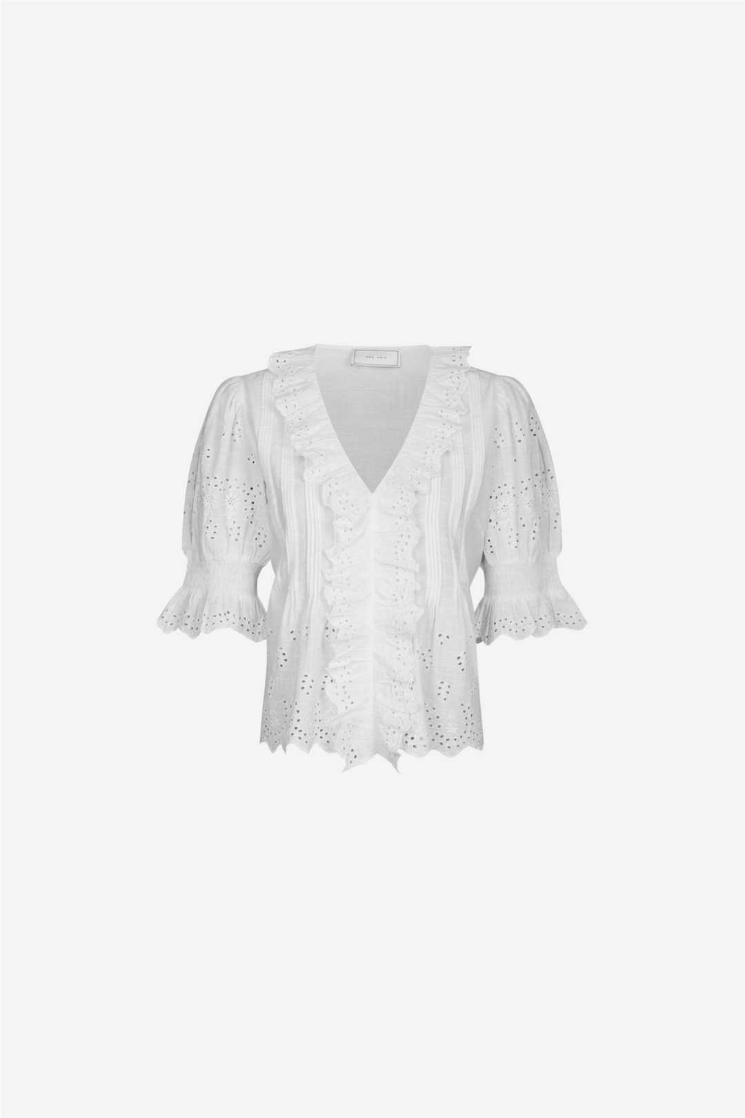 Talise Emb Blouse White