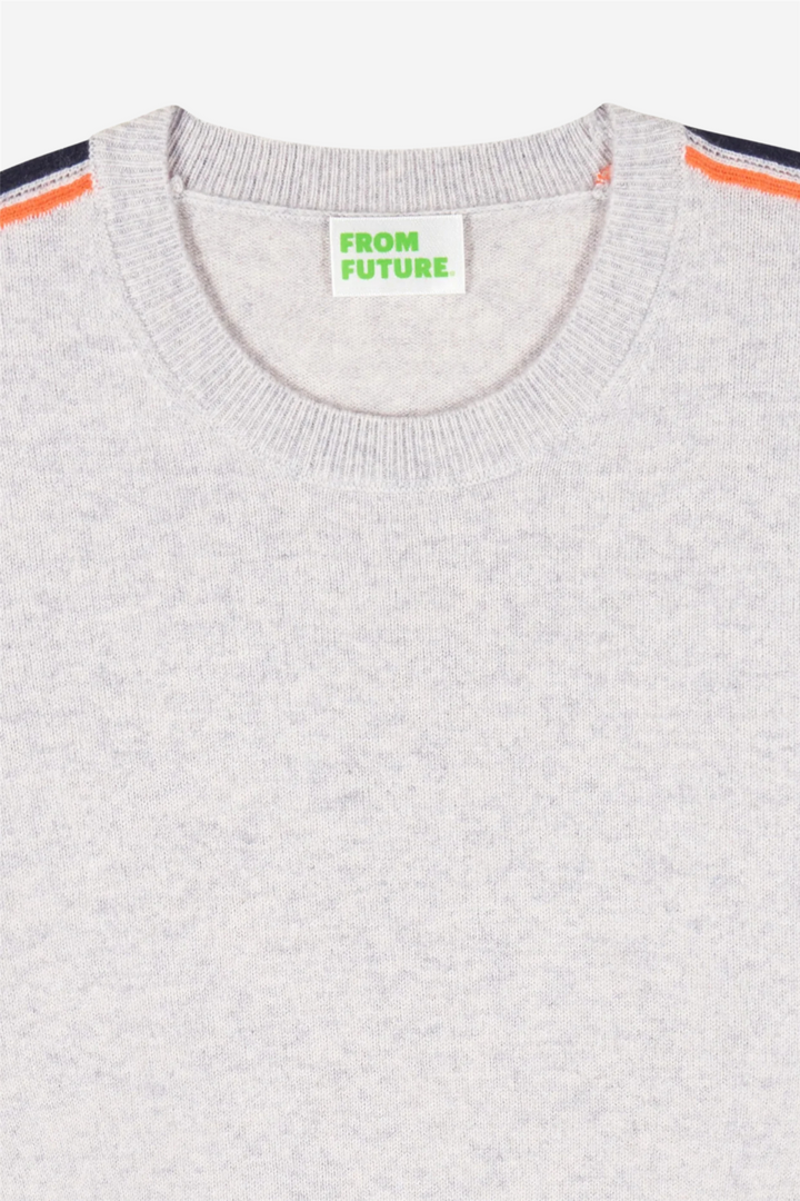 Crewneck Sweater Multi Gris Chine Clair